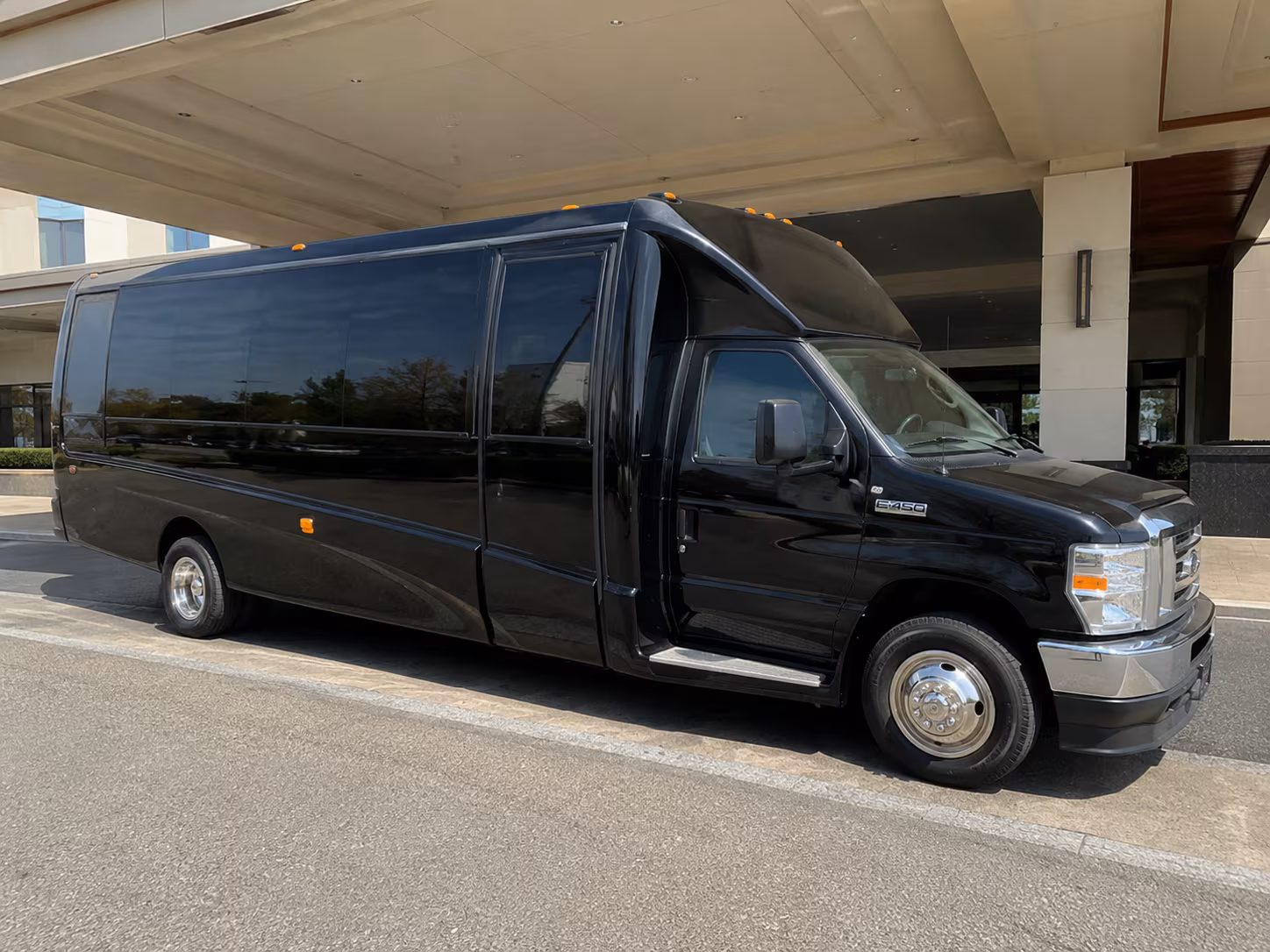Passenger seating aboard a party bus rental serving Columbia