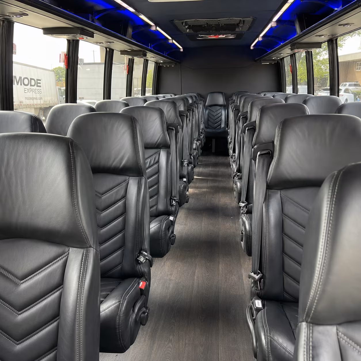 Columbia Airport Shuttle & Transportation party bus exterior