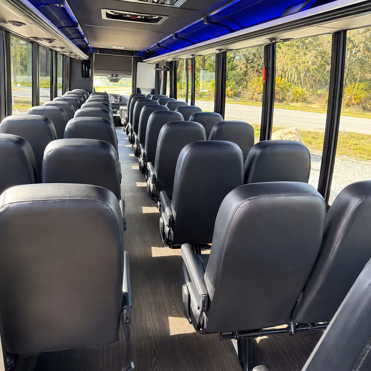 Columbia Airport Shuttle & Transportation party bus exterior