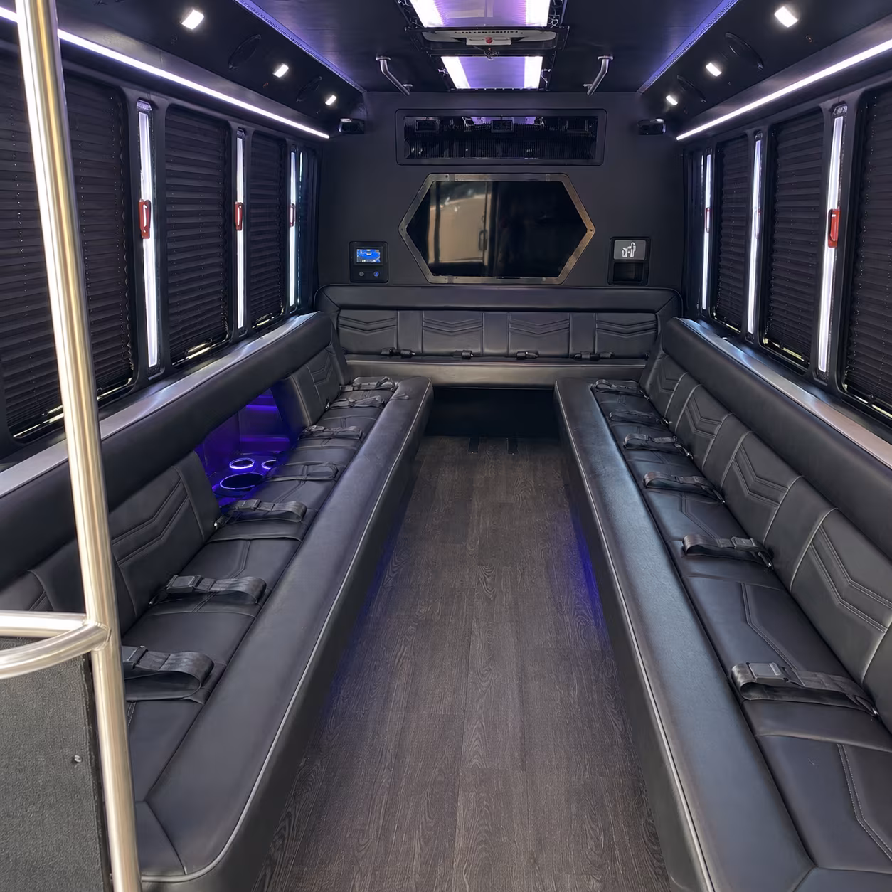Columbia Bachelor & Bachelorette Transportation party bus exterior