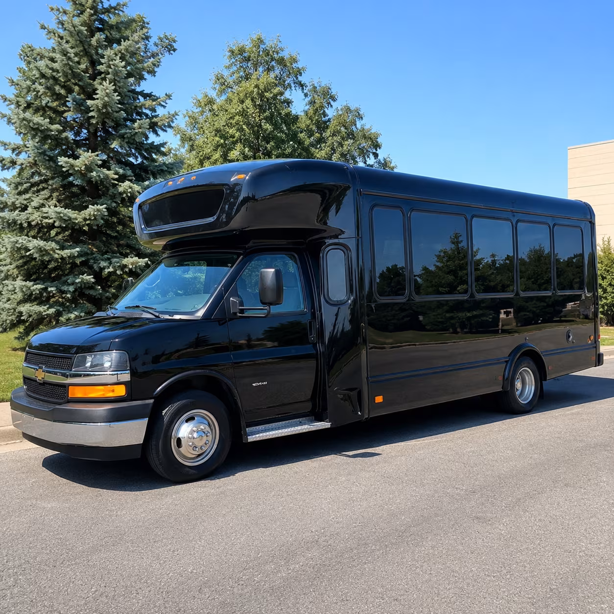 Columbia Birthday, Sweet 16, & Quinceañera Transportation party bus exterior