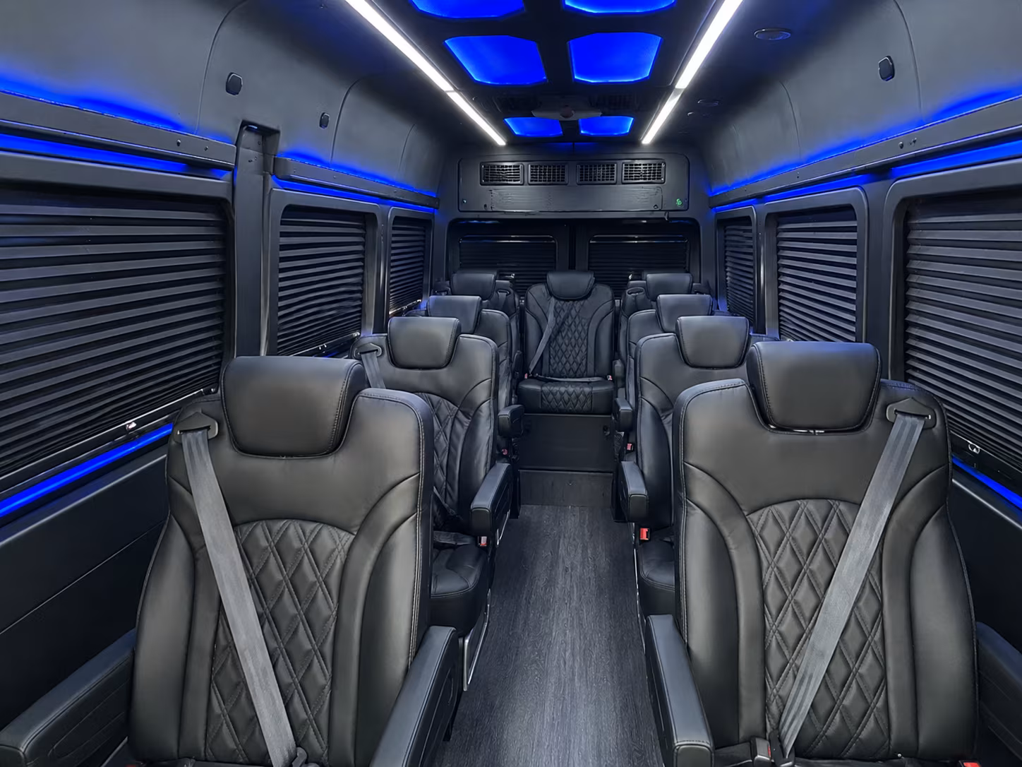 Columbia Corporate Transportation party bus exterior