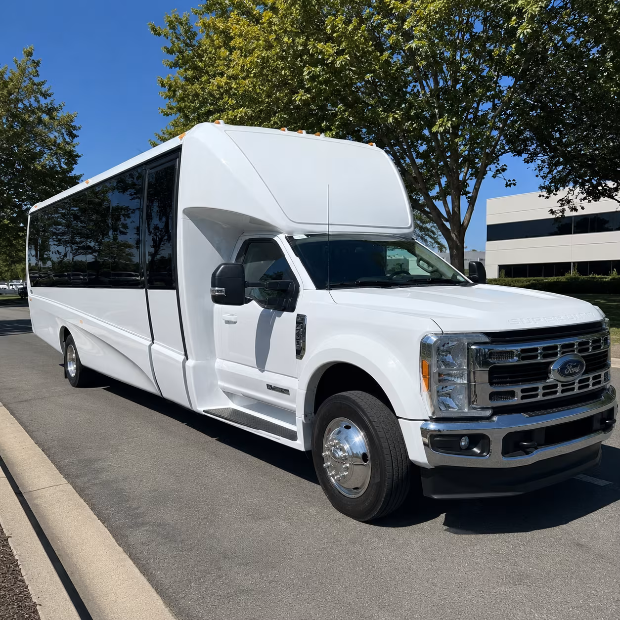 Columbia Corporate Transportation party bus exterior