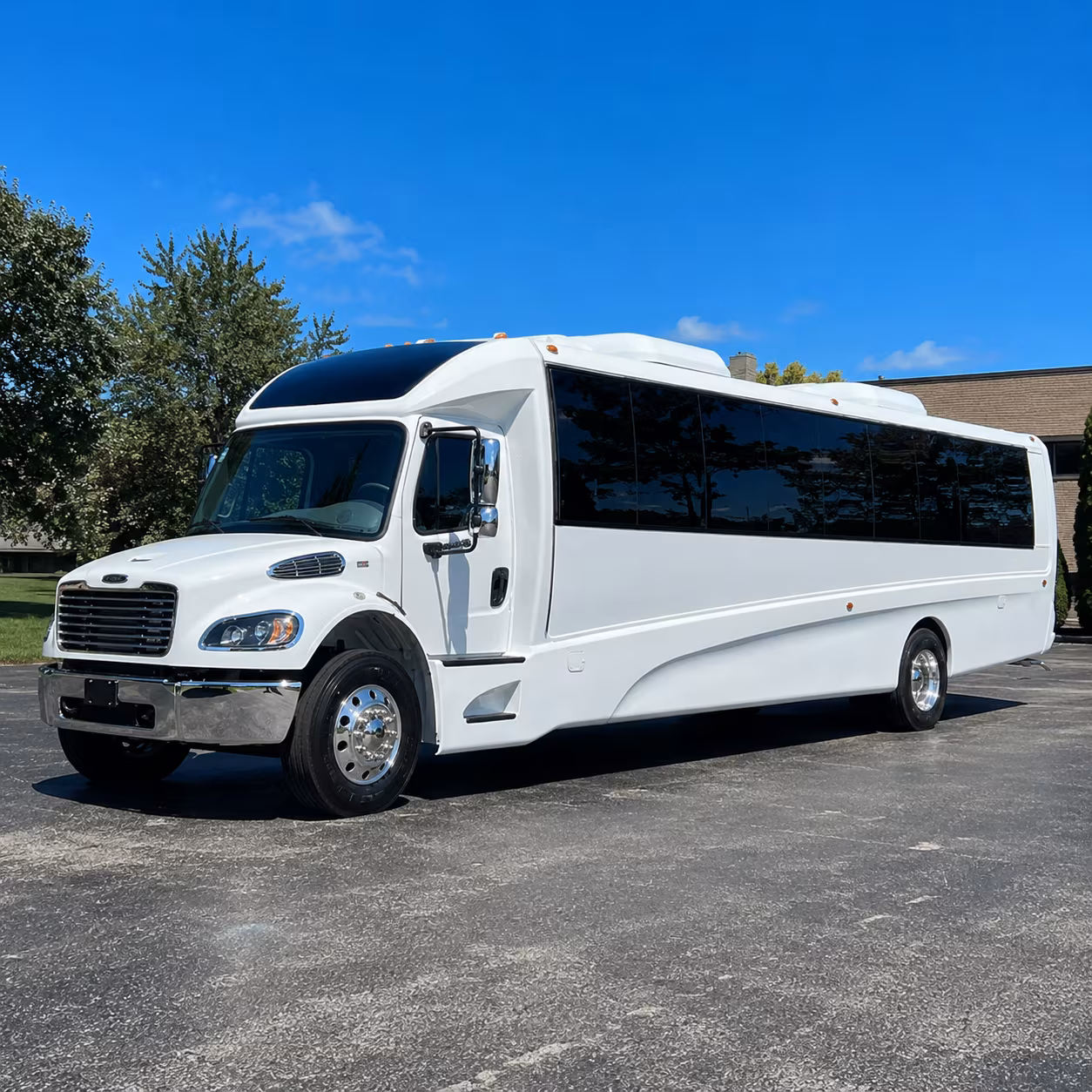 Columbia Corporate Transportation party bus exterior