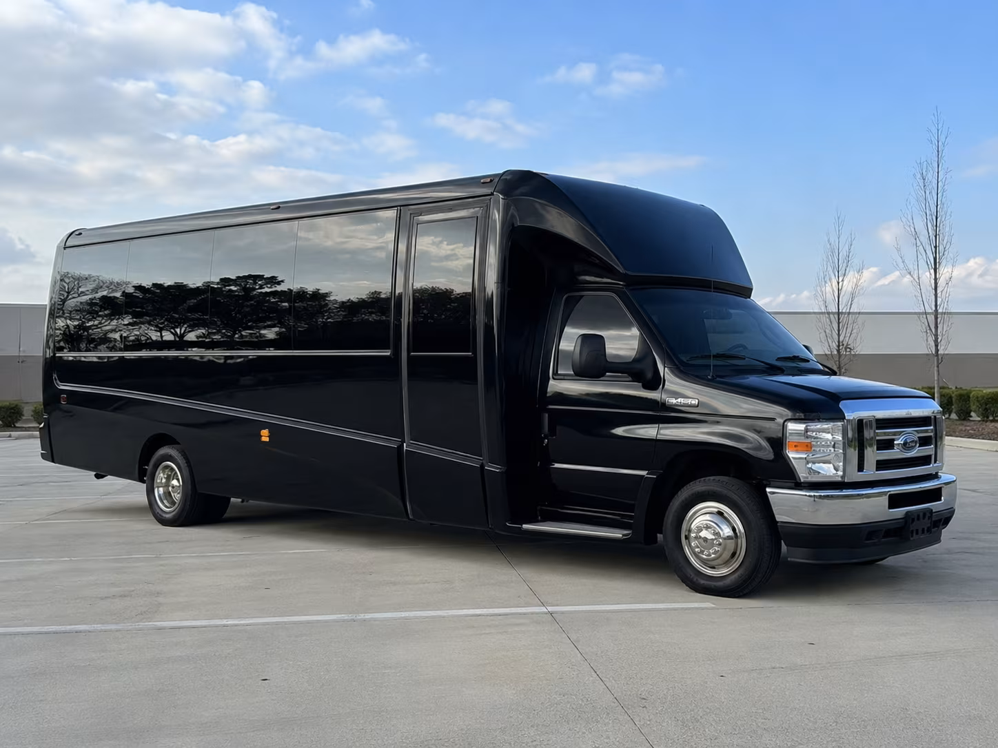 Columbia Corporate Transportation party bus exterior
