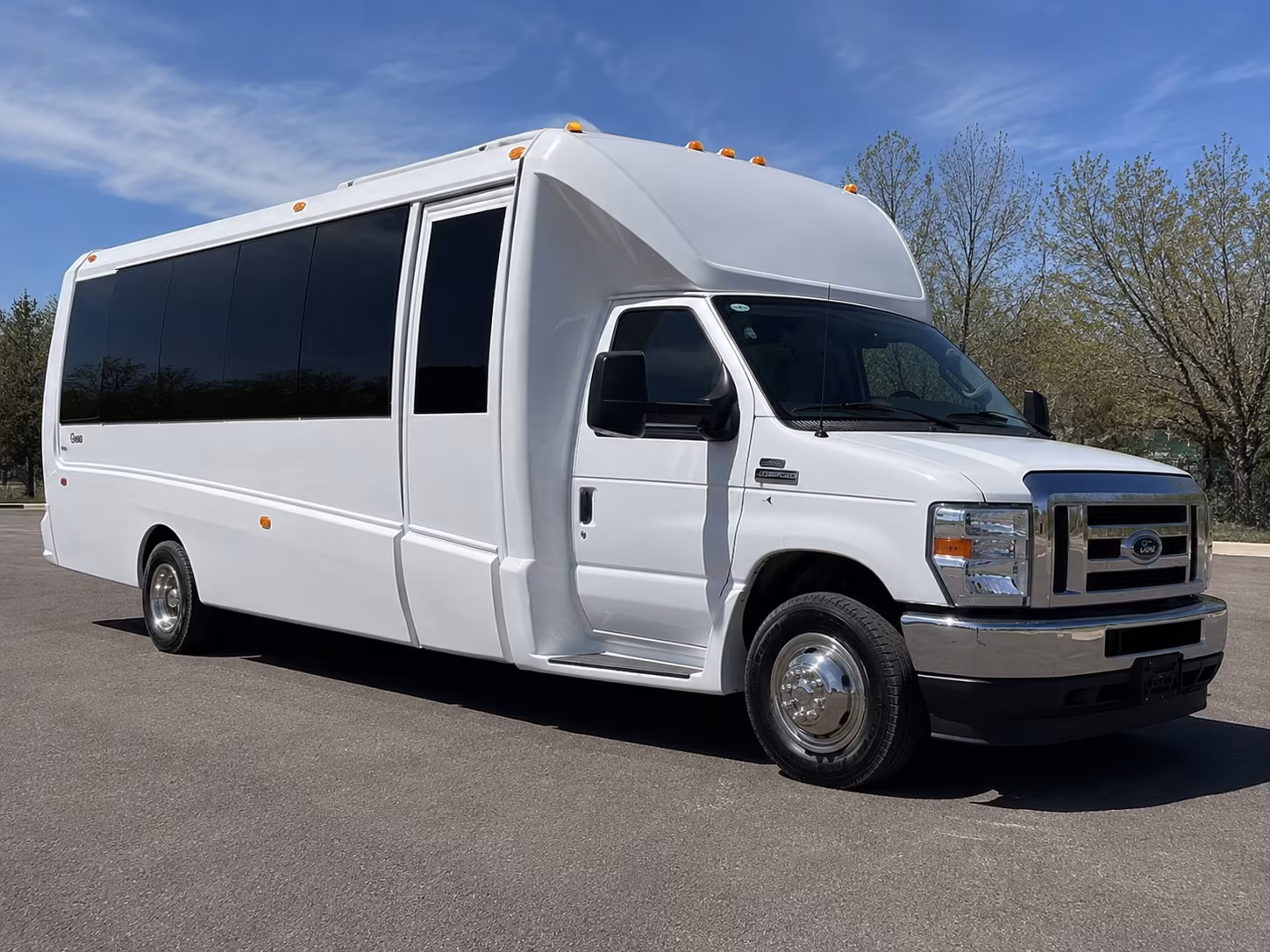 Columbia Private Event Transportation party bus exterior