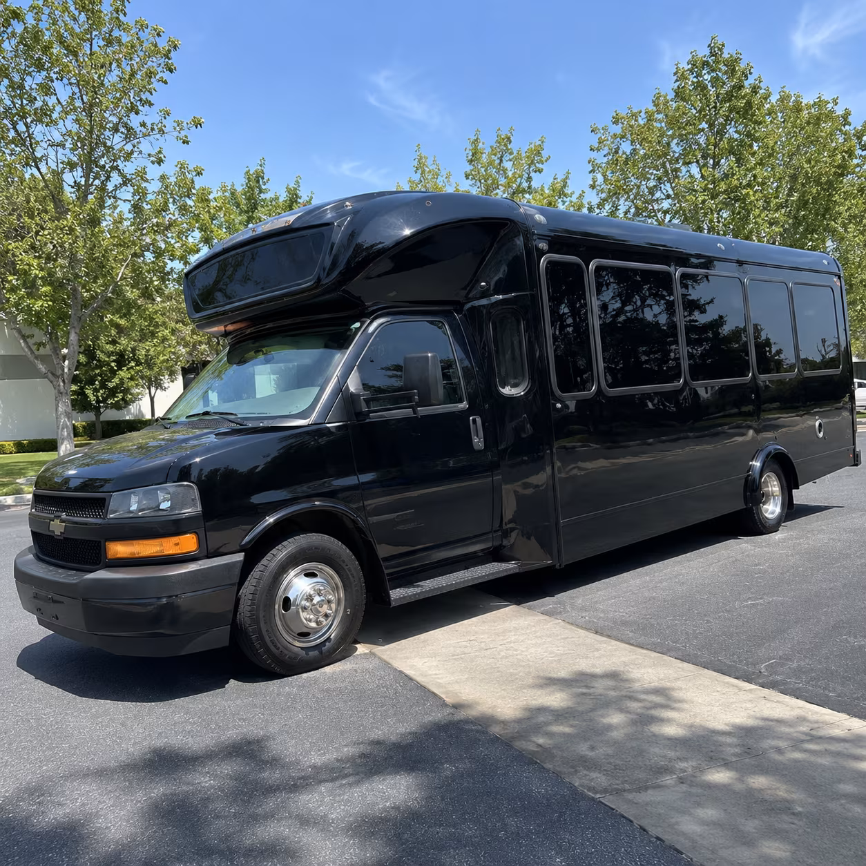 Columbia Private Event Transportation party bus exterior