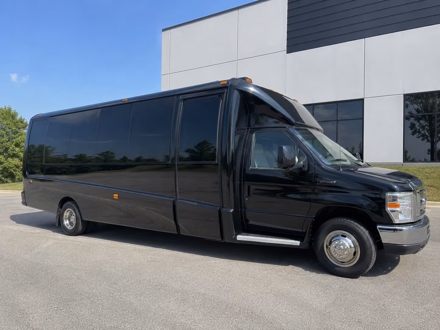 Columbia Private Event Transportation party bus exterior