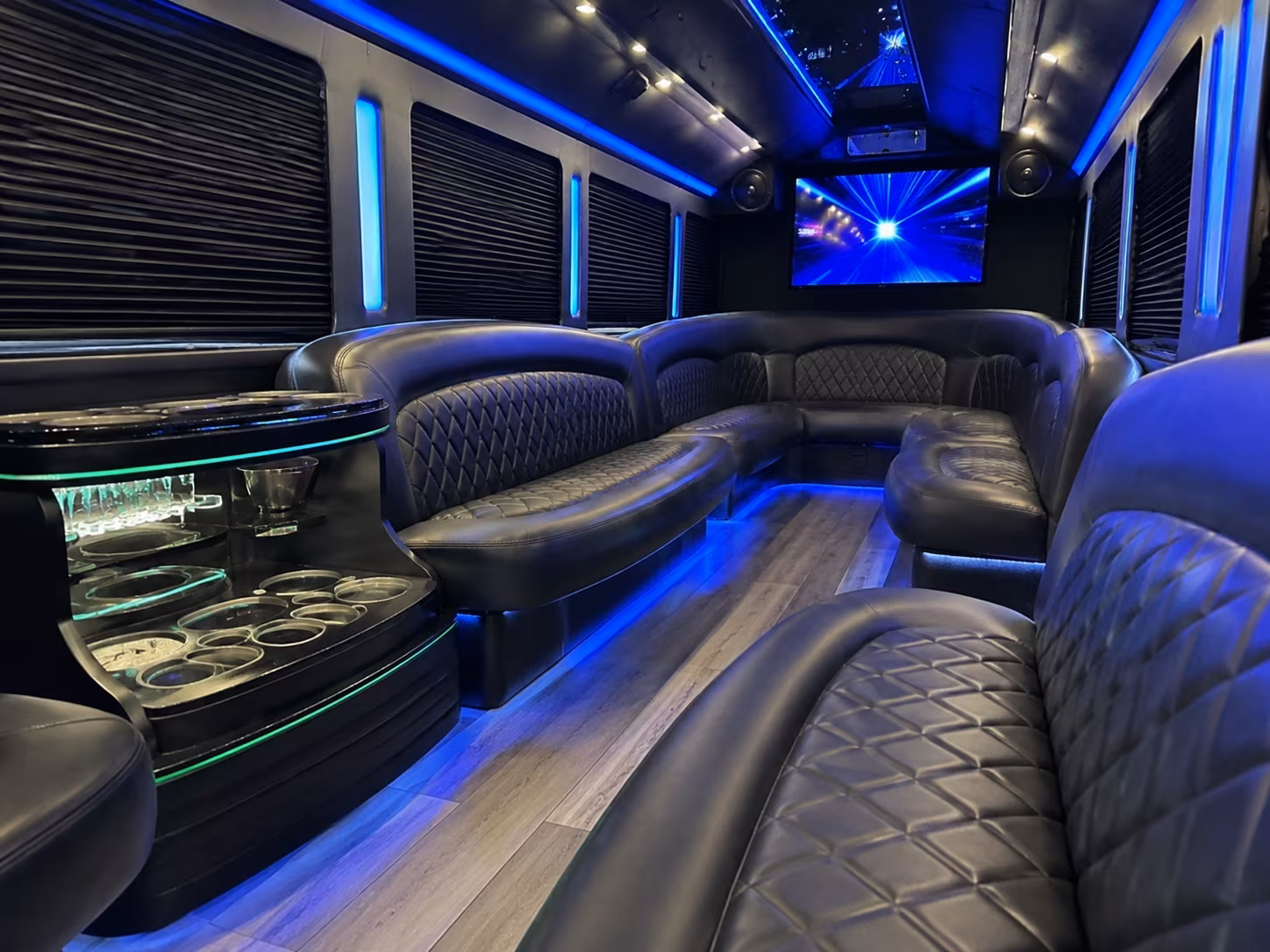 Columbia Prom & Homecoming Transportation onboard seating