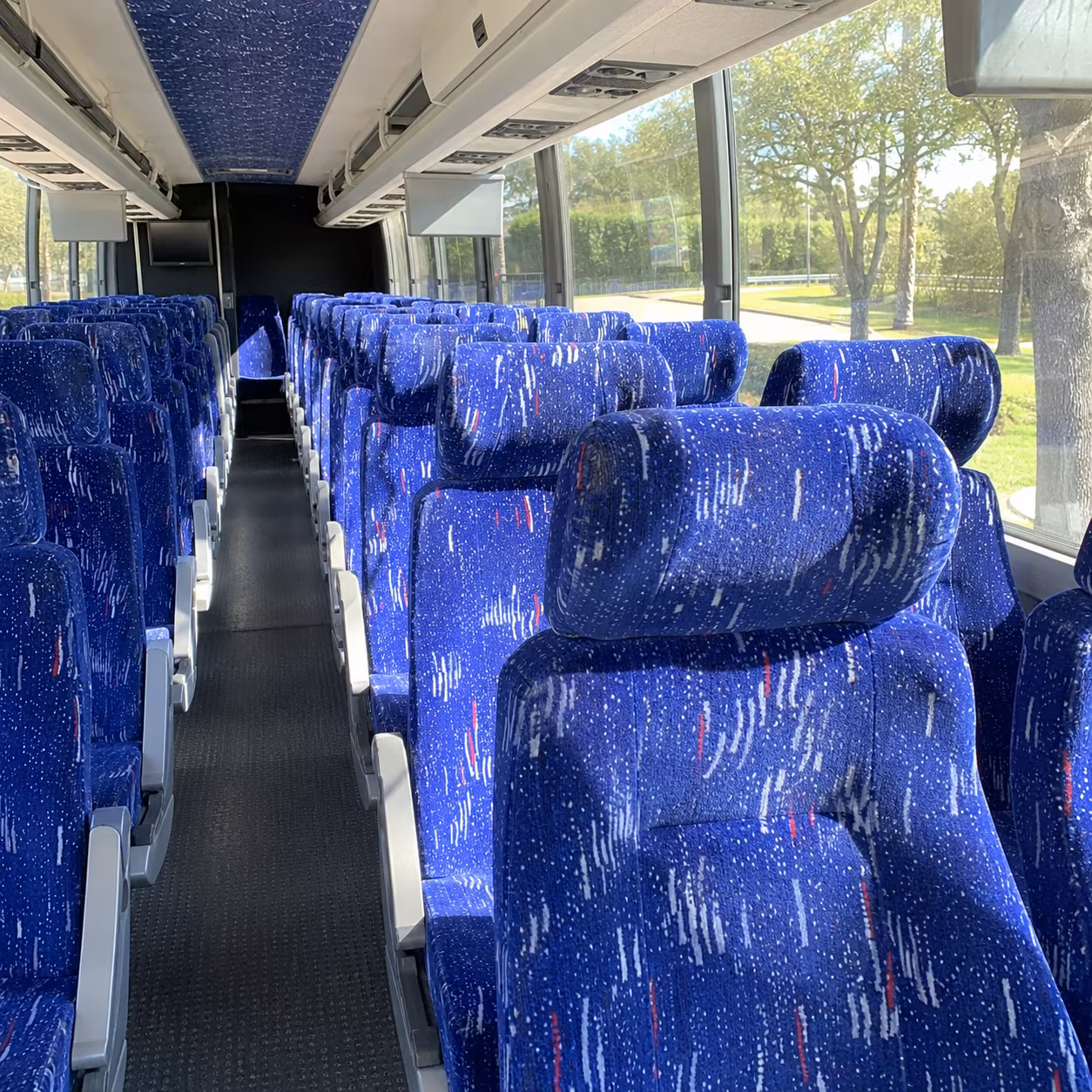 Columbia School Event Transportation party bus exterior