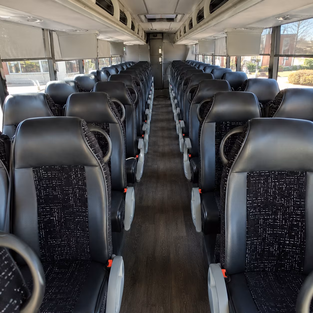 Columbia School Event Transportation party bus exterior