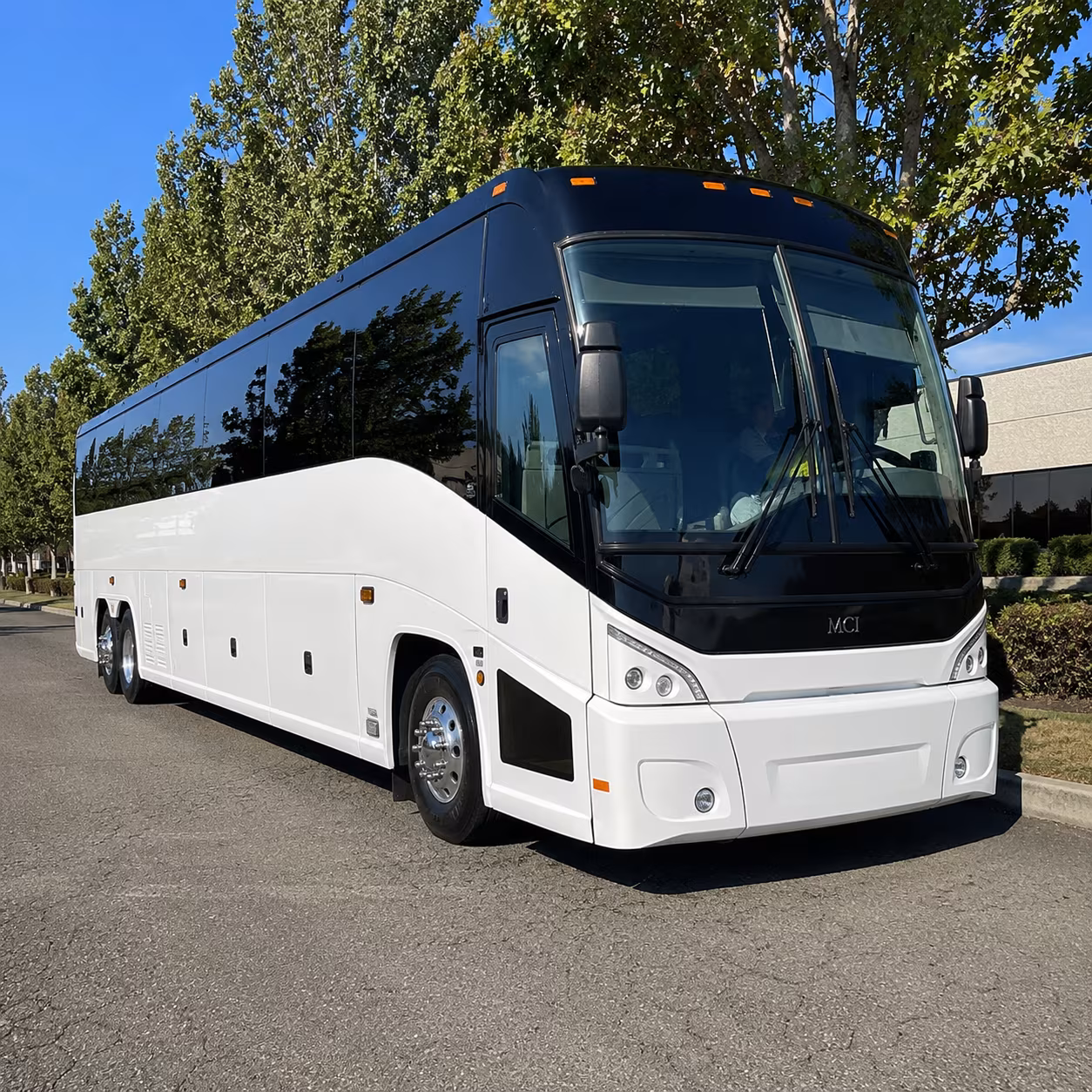 Columbia School Event Transportation party bus exterior
