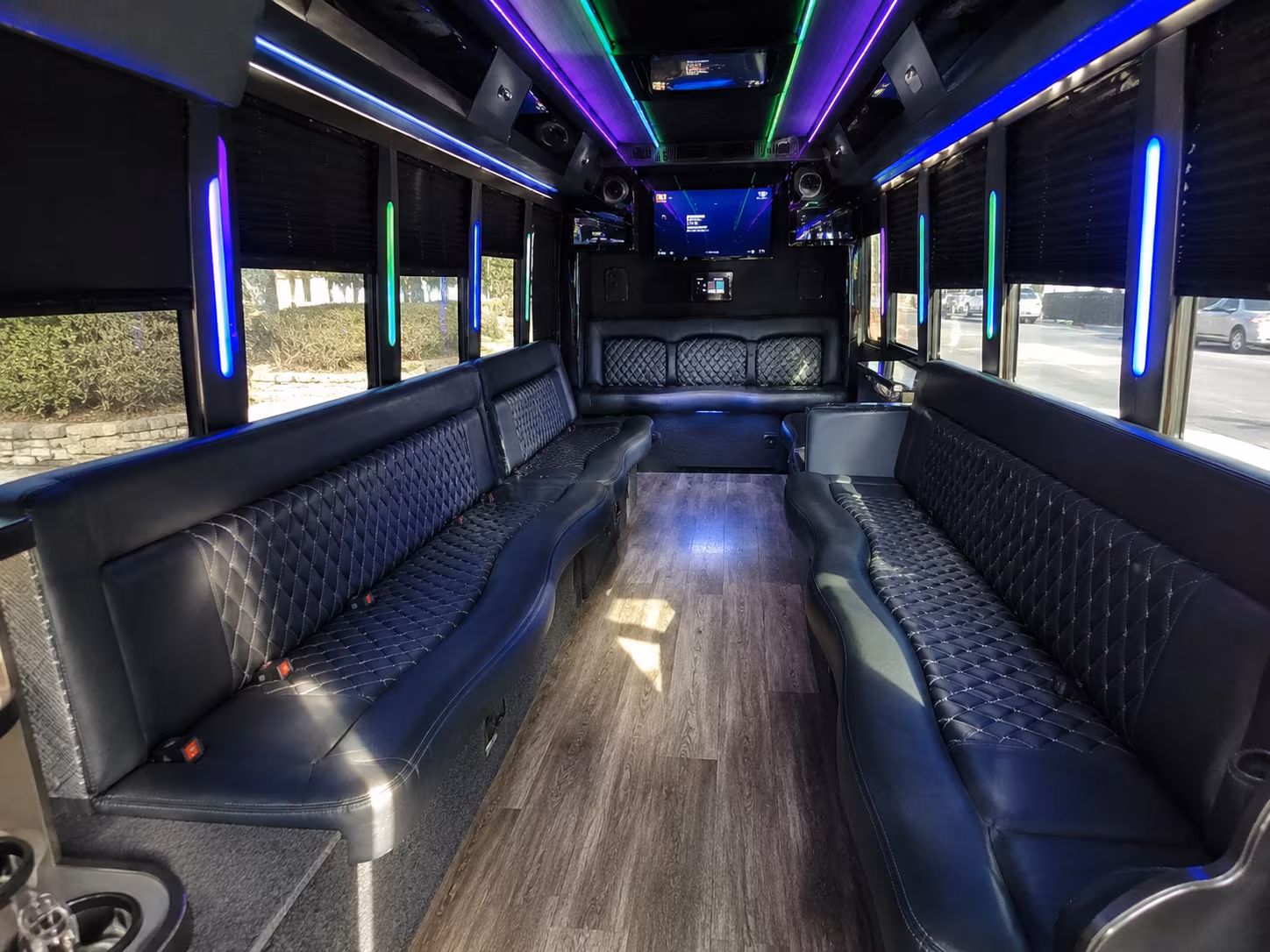 Columbia Sporting Event Transportation onboard seating