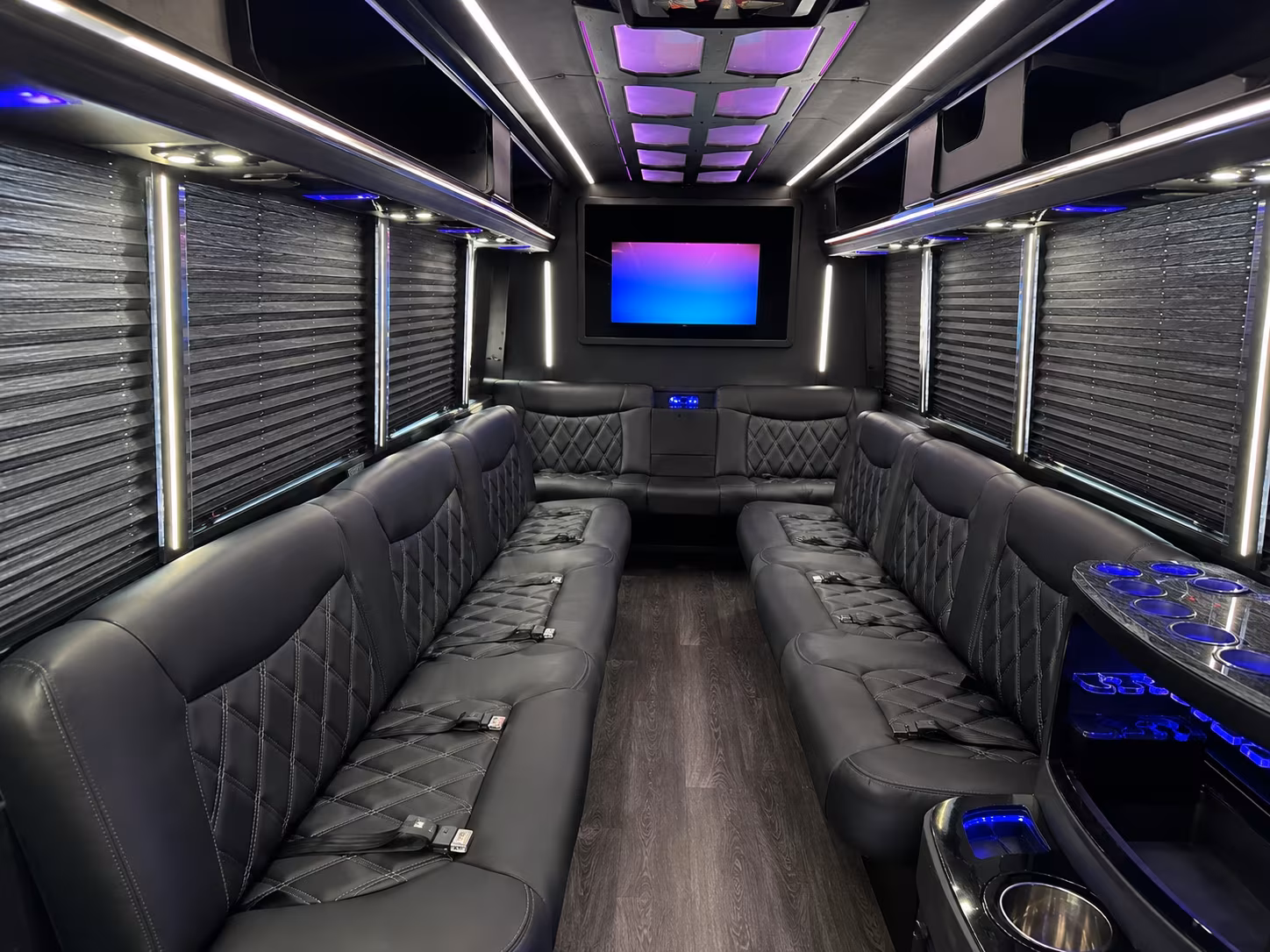 Columbia Wedding Transportation party bus exterior