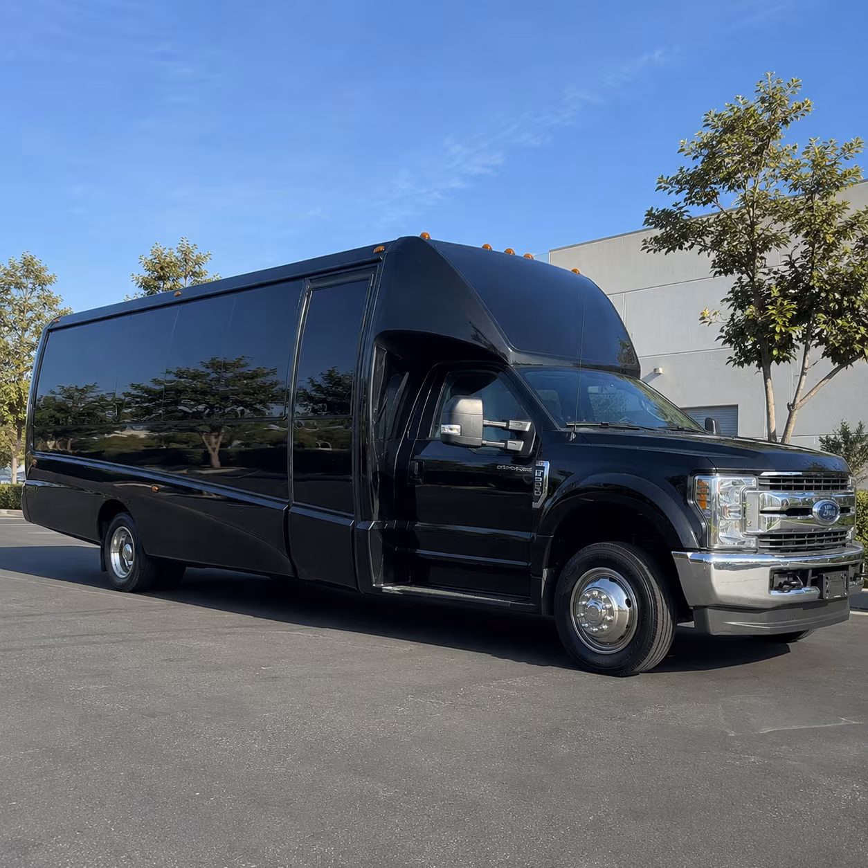 Columbia Wedding Transportation party bus exterior